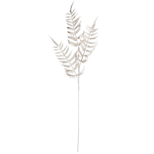 Article Fougère décorative artificielle champagne métallisé L85cm 2pcs