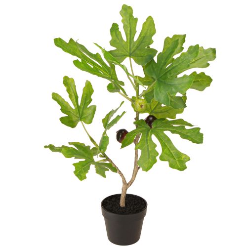 Figuier artificiel en pot plante artificielle avec fruits 40cm