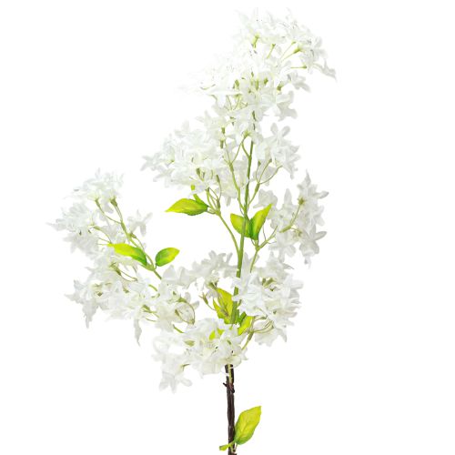Article Branche de lilas artificielle Fleurs blanches L95cm
