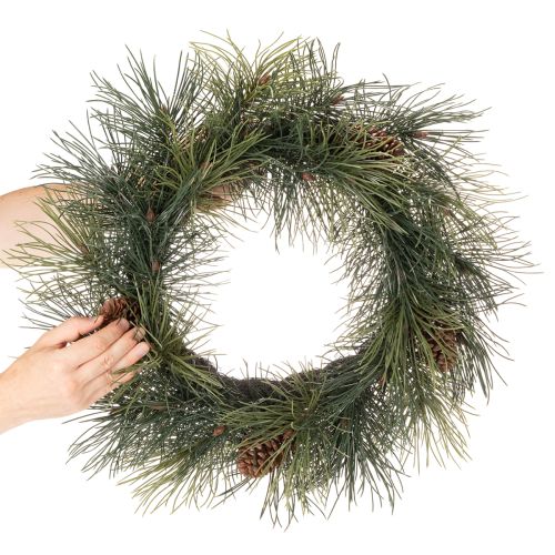 Krantz artificiel branchages de pin et pommes de pin 60 cm vert | Floristik24.fr