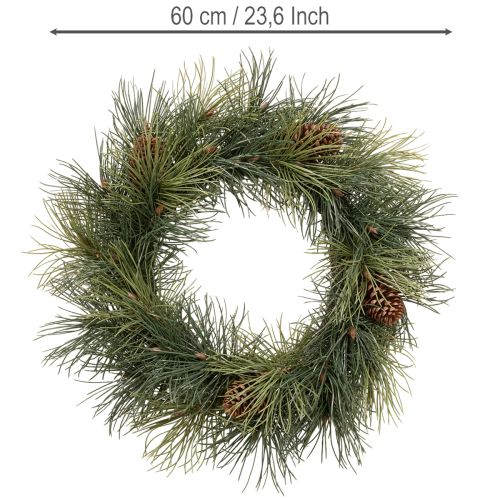Krantz artificiel branchages de pin et pommes de pin 60 cm vert | Floristik24.fr
