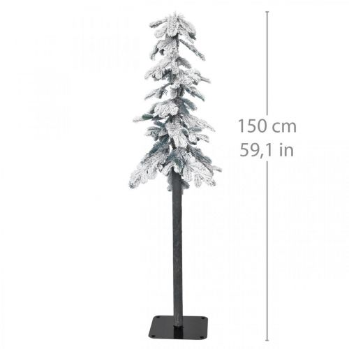 Floristik24 Sapin de Noël Artificiel Snowed Déco Hiver 150cm