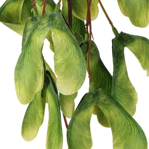 Article Branche artificielle de sycomore fruits jaune-vert 100cm 3pcs