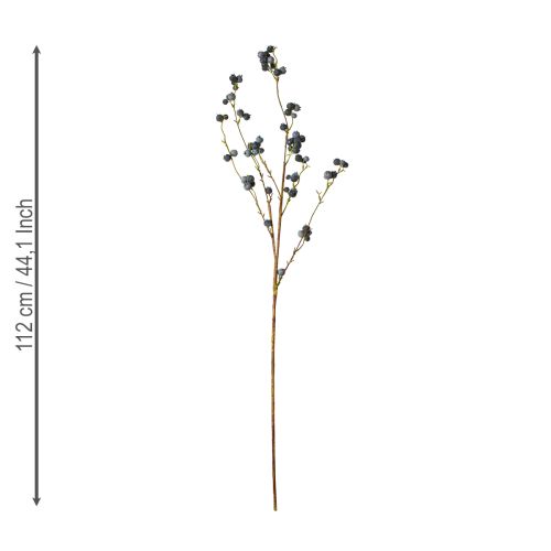 Article Branche artificielle avec myrtilles 110cm