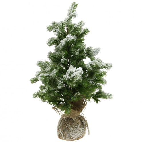 Floristik24 Mini Sapin de Noël Artificiel dans un Sac Milou Ø32cm H55cm