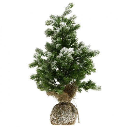 Floristik24 Mini Sapin de Noël Artificiel dans un Sac Milou Ø32cm H55cm