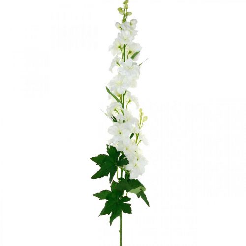 Floristik24 Delphinium artificiel blanc delphinium fleur artificielle fleurs en soie 98cm