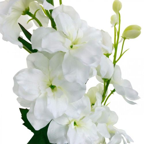 Article Delphinium artificiel blanc delphinium fleur artificielle fleurs en soie 98cm