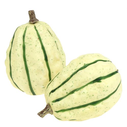 Floristik24 Crème de citrouille déco, verte 11cm 6pcs