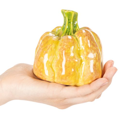 Figurine de citrouille pour décoration de table automnale, 10 cm, lot de 2 | Floristik24.fr