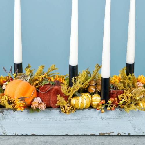 Floristik24 Mélange de citrouille artificielle 3.5cm - 11cm 26pcs