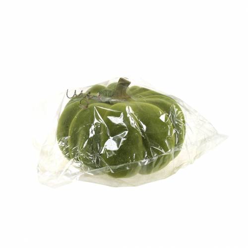 Article Potiron déco floqué vert mousse 32cm