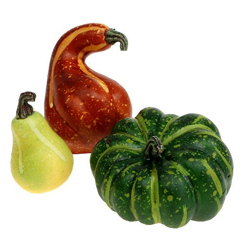 Floristik24 Assortiment de citrouilles dans le filet 12pcs