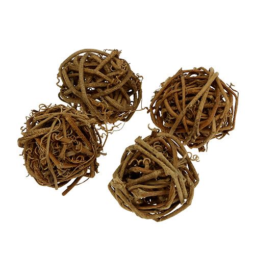Floristik24 Boule de vigne Ø4,5cm 20 pièces