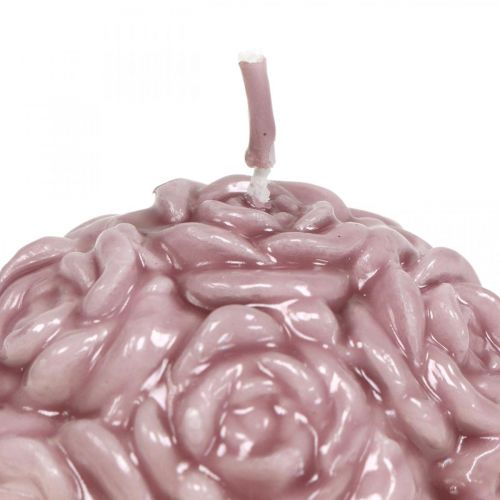 Bougie boule roses Bougie ronde décoration bougie rose Ø7cm