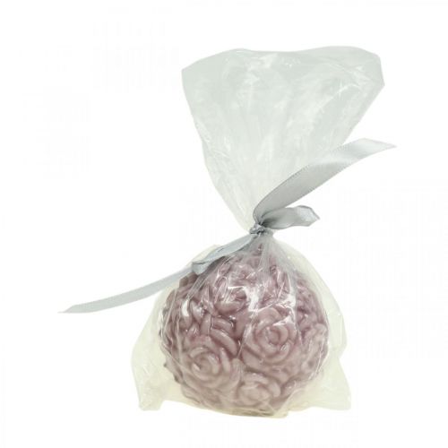 Article Bougie boule roses Bougie ronde décoration bougie rose Ø7cm