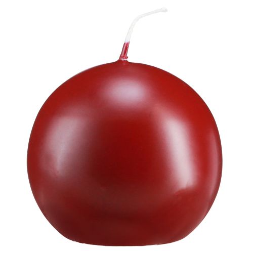Article Bougies boules 60 mm vieux rouge 16 pièces