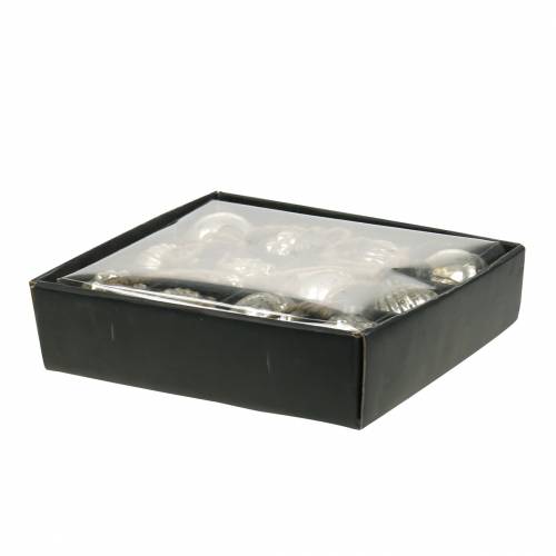 Floristik24 Guirlande décoration de noël boules de sapin champagne 120cm