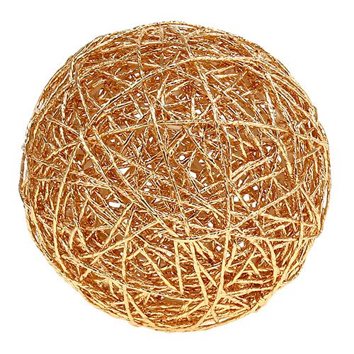 Floristik24 Boule de décoration dorée Ø 15 cm