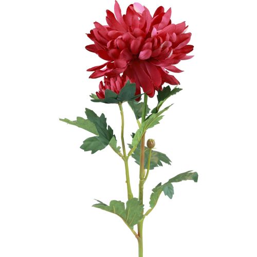 Floristik24 Fleurs artificielles dahlias décoratifs fleurs artificielles Bordeaux 61cm