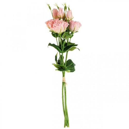 Floristik24 Fleurs artificielles Lisianthus rose fleurs artificielles en soie 50cm 5 pcs