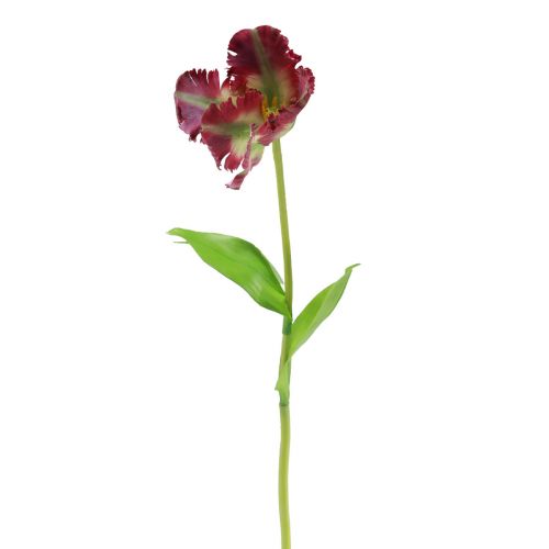 Article Fleur artificielle perroquet tulipe artificielle décorative tulipe violet 63cm