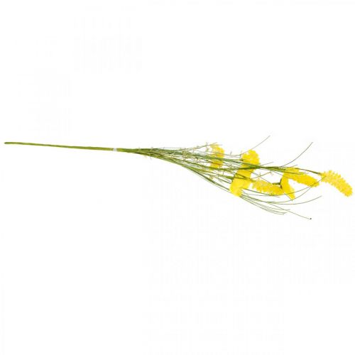 Floristik24 Bouquet de fleurs artificielles jaunes, coquelicots et renoncules en bouquet, fleurs en soie, décoration printanière L45cm