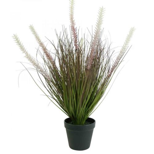 Article Gazon artificiel en pot Plante artificielle d&#39;herbe d&#39;oignon H57cm