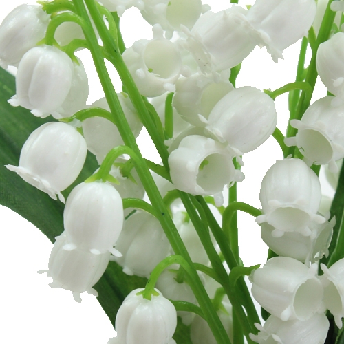 Article Muguet artificiel blanc 25cm 3pcs