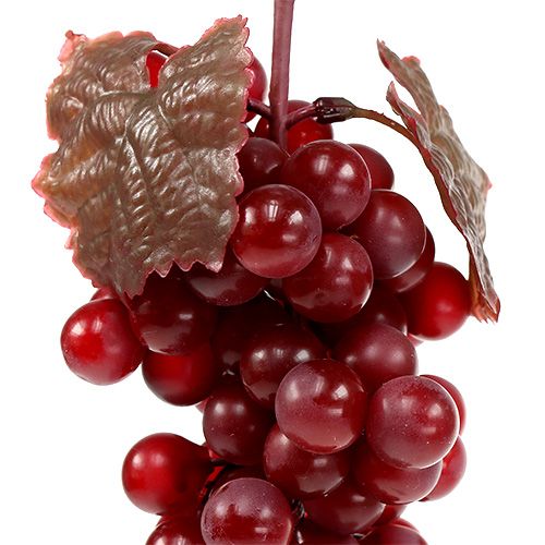 Floristik24 Raisins de fruits artificiels rouges 22cm