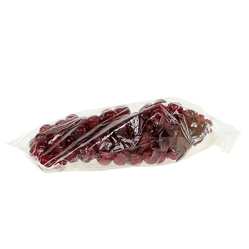 Floristik24 Raisins de fruits artificiels rouges 22cm