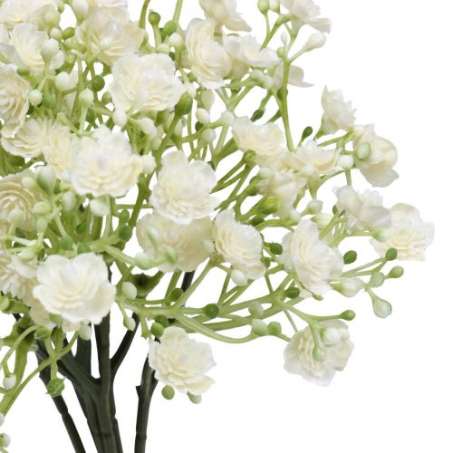 Floristik24 Gypsophile fleurs artificielles Gypsophile blanc L30cm 6pcs en bouquet
