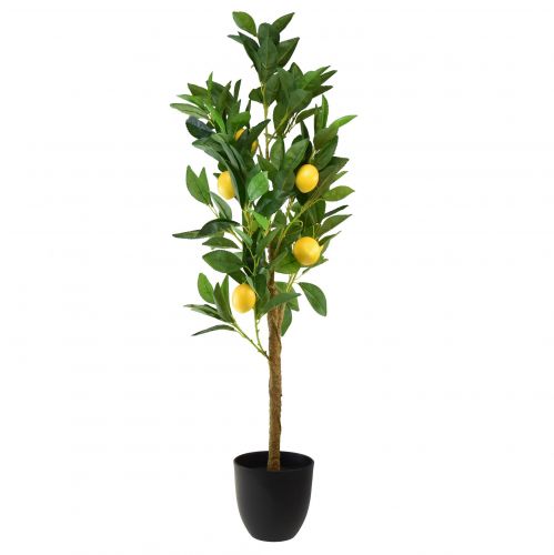 Floristik24 Plantes artificielles Citronnier Plante artificielle en pot 90 cm