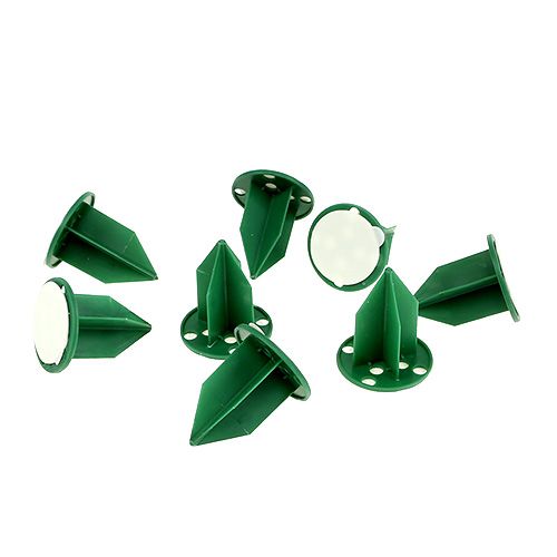 Floristik24 Oasis Pini KL Fixation à bougies pour mousse avec point adhésif 50pcs