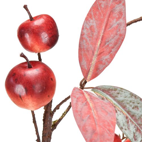 Article Branche de pommier artificielle rouge, décoration d'automne, branche de Noël, 70 cm