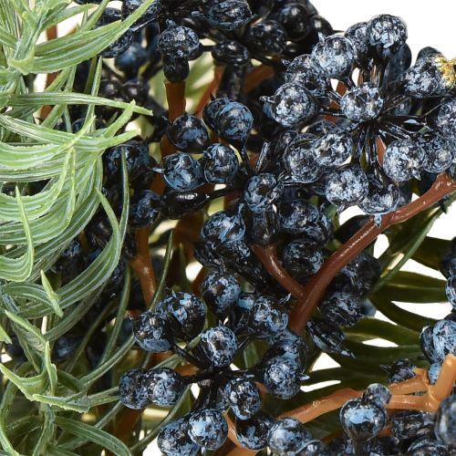 Article Branches de genévrier artificielles avec baies, branches en aiguilles, 45 cm, 3 pièces