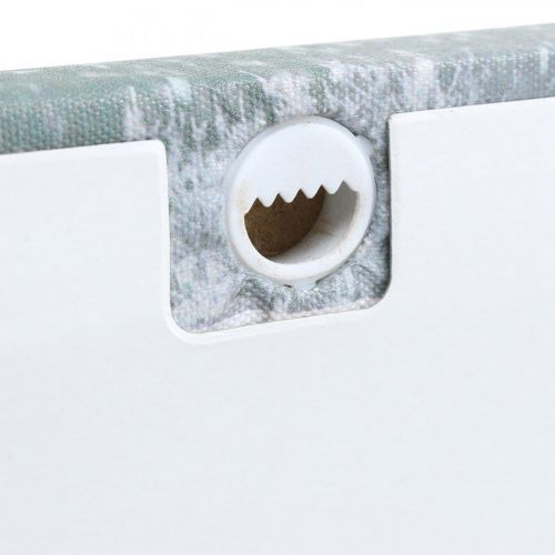 Article Image LED Paysage d&#39;hiver de Noël avec banc de parc LED murale 58x38cm