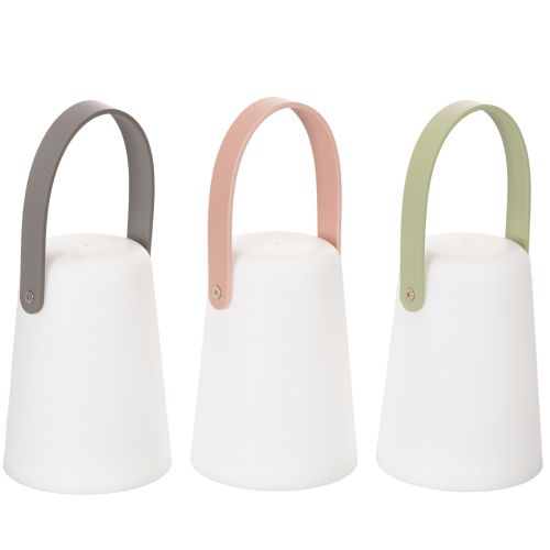 Lampe avec poignée, lampe LED portable pour usage intérieur et extérieur, 22 cm, lot de 3 acheter | Floristik24.fr