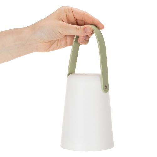 Lampe avec poignée, lampe LED portable pour usage intérieur et extérieur, 22 cm, lot de 3 | Floristik24.fr