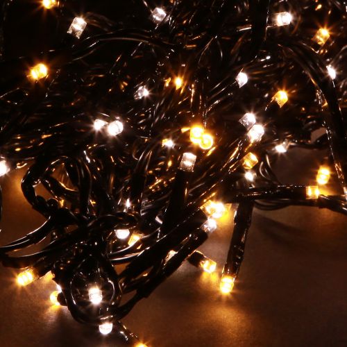 Article Guirlande lumineuse LED minuterie extérieure 144 LED 130cm