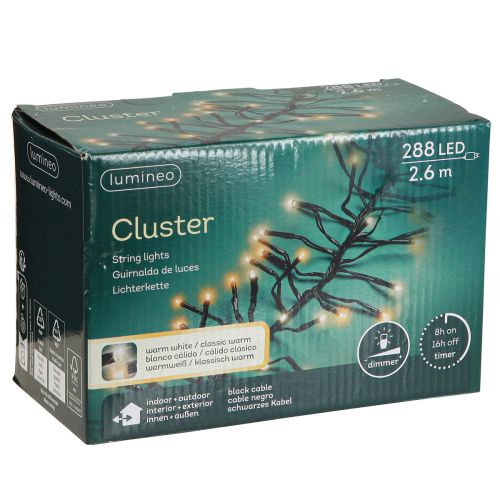 Article Guirlande lumineuse LED pour intérieur et extérieur 288 LED 260cm