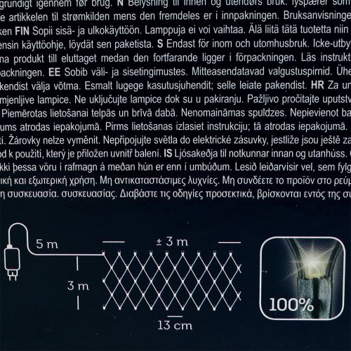 Floristik24 Filet lumineux LED 384 blanc chaud 3m x3 m pour extérieur