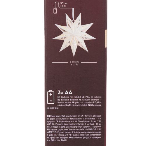 Étoile de Noël LED à Suspendre