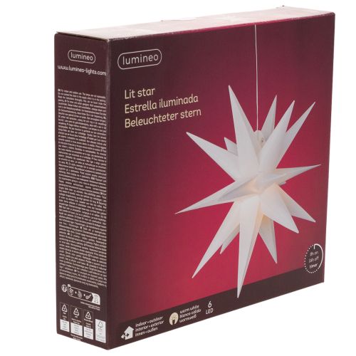 Étoile LED Décorative Blanche