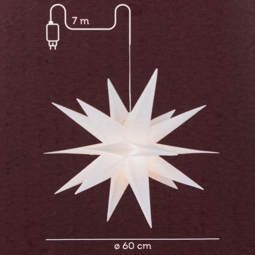 Étoile de Noël LED en