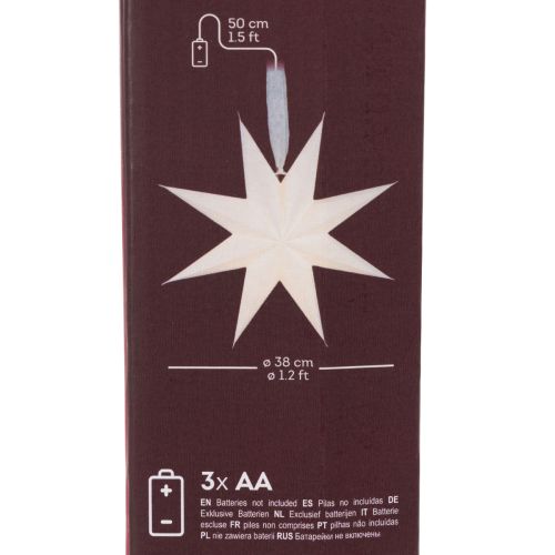 Étoile LED à suspendre en