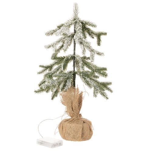 Sapin artificiel avec LED et branches enneigées, 50 cm, intérieur | Floristik24.fr