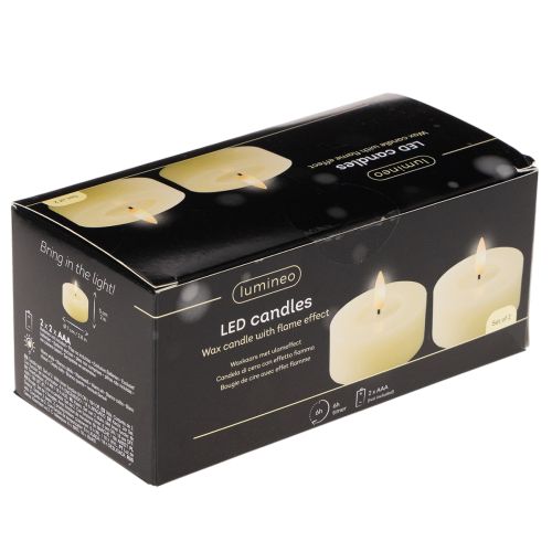 Lot de 2 bougies LED en cire