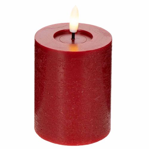 Bougie pilier LED en cire
