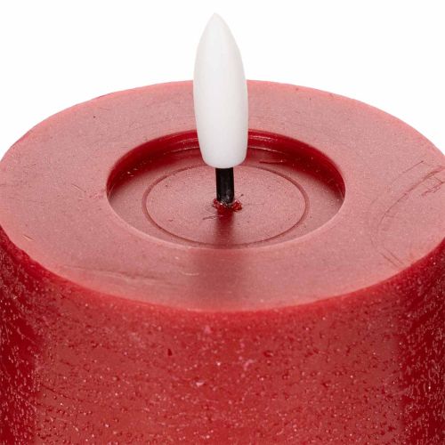 Bougie pilier LED en cire